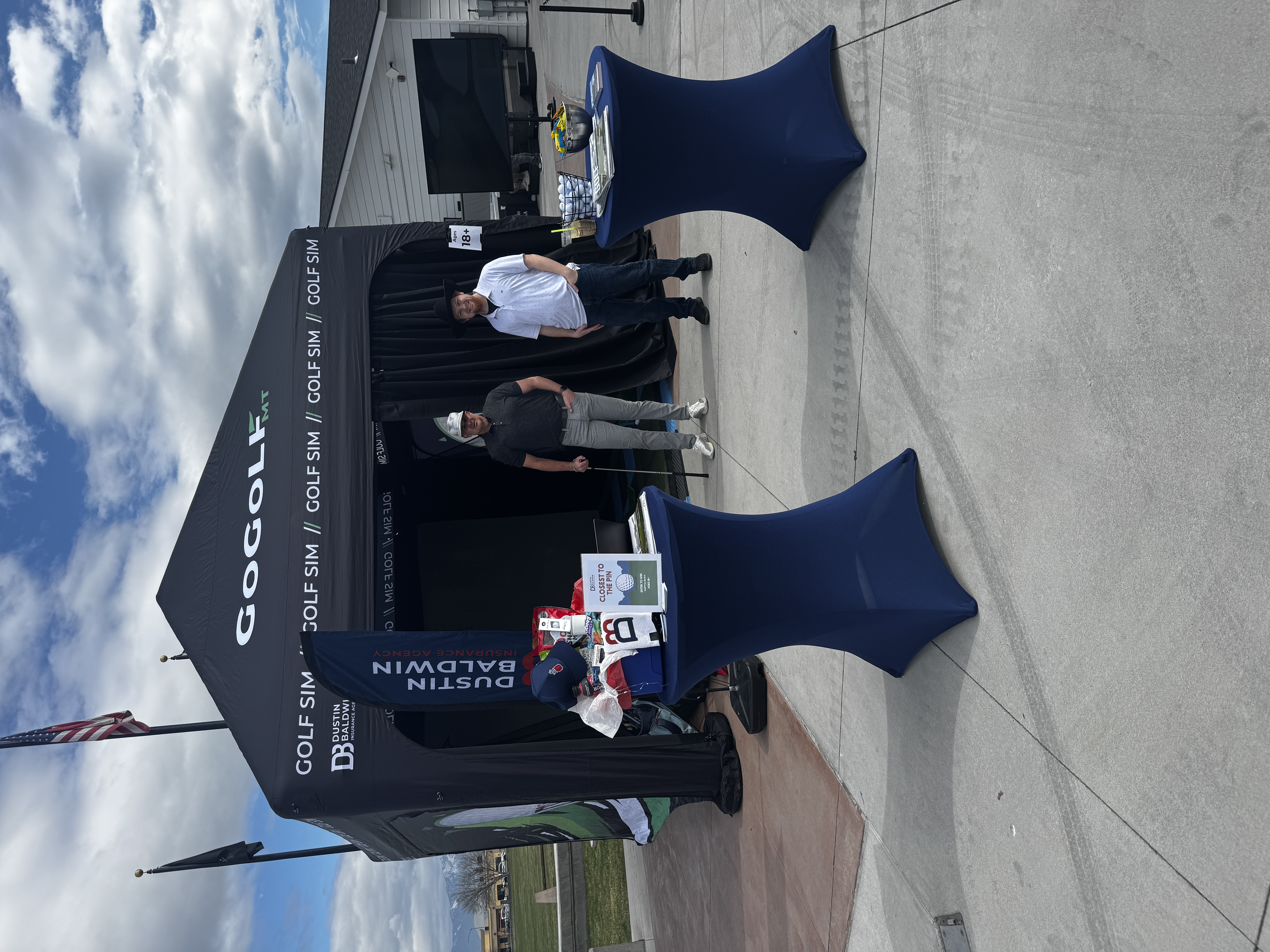 GoGolf MT team at an outdoor event in Missoula